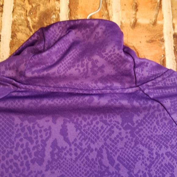 Nike Pro Dri Fit Purple Mock Turtleneck Large - Picture 8 of 8